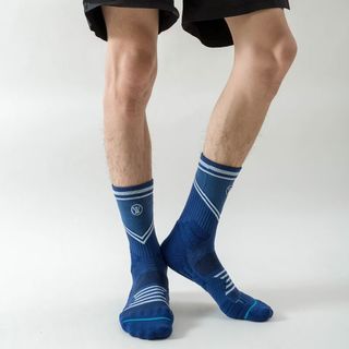SPORTS HOUSE 速干防滑缓震 藏青色 39-44码 户外袜
