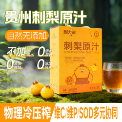刺力王 贵州刺梨原液2000ml 刺梨原浆 刺梨汁原浆原汁高VC鲜果汁无添加 2L简易自饮/家庭装