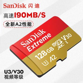 闪迪 TF卡内存卡无人机运动相机高速4k存储卡64g128g256g