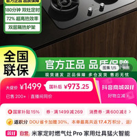 小米 米家定时燃气灶Pro 家用灶具猛火智能双边定时（天然气）JZT-MJ03A