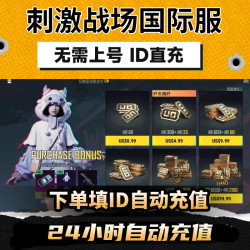 刺激战场PUBG Mobile国际服UC自动直充 未成年禁下单