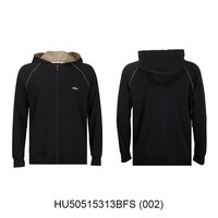 88VIP：HUGO BOSS 雨果-博斯字母印花连帽轻薄款长袖拉链衫男士2026新款XY