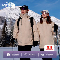 北面 硬壳冲锋衣男DRYVENT防水户外百搭保暖外套26新品 8JSY 3X4 砾石沙 L 175