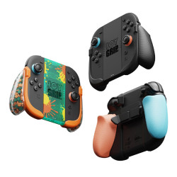 Skull&Co. Skull & Co. Switch2 JoyCon专用充电背键手柄Savage Raven 喷射战士涂击队