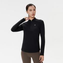 KOLON SPORT 户外休闲衣女士户外运动内搭半拉链长袖T恤