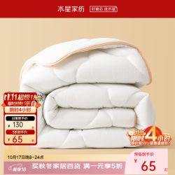 百丽丝 水星集团旗下 7A级 七孔蓬松纤维被四季被 150cm×210cm