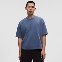 lululemon Heavyweight男士棉混纺针织方廓形T恤 *Wash丨lululemon丨LM3GNMS