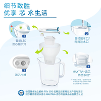 88VIP：碧然德 fill&enjoy Style设计师系列 滤水壶 绿色 一壶十三芯