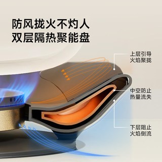 小吉 DBW 4.6KW大火力 定时双灶燃气灶