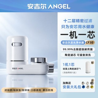 安吉尔 净水器水龙头过滤器家用自来水滤水器直饮前置超滤厨房通用一机一芯