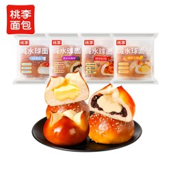 桃李 碱水球面包早餐速食整箱小面包休闲零食糕点下午茶