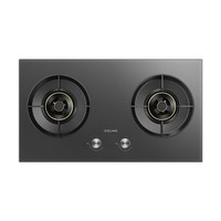 COLMO 双头燃气灶可调节5.2KW火力烟灶联动爆炒灶具A2