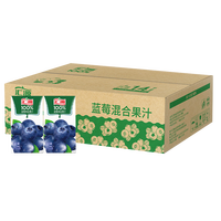 汇源 100%蓝莓混合果汁125mL*36盒果蔬汁饮料