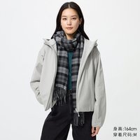 双面穿防风摇粒绒拉链连帽外套优衣库女装487603