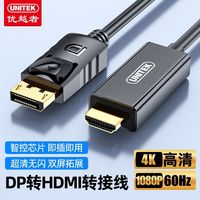 优越者 MINI dp转hdmi高清线雷电投影仪转接口苹果电脑笔记本接线