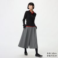 绒面针织裙裤优衣库女装/休闲裤裤子487618