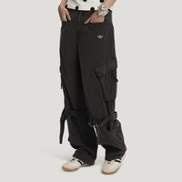 移动端：阿迪达斯 吴艳妮同款宽松纯棉休闲多口袋运动裤女秋季adidas阿迪达斯三叶草