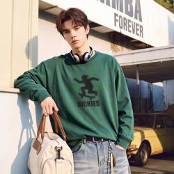 Dickies 长袖t恤男美式街头经典百搭印花宽松落肩打底衫