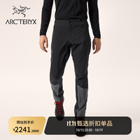 始祖鸟 SERRATUS PANT 防风 男子 软壳长裤 BLACK