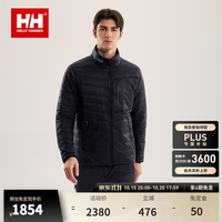 HELLY HANSEN, H/H海丽汉森hh26秋冬户外可打包轻薄鹅绒排骨立领羽绒服 黑色 L