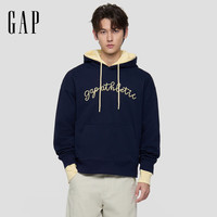 Gap 854715 Logo刺绣毛圈 海军蓝 M(170/92A) 连帽卫衣