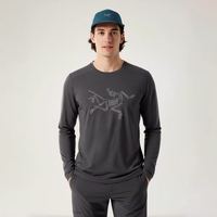 始祖鸟 Cormac Logo Shirt LS 男士轻量防臭速干T恤