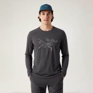 始祖鸟 Cormac Logo Shirt LS 男士轻量防臭速干T恤