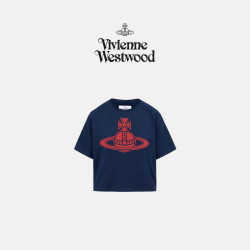 Vivienne Westwood 西太后PARIS ORB BOX男女同款印花圆领休闲T恤