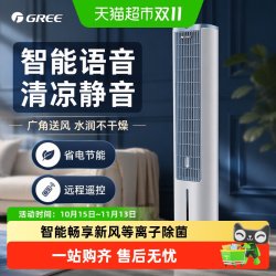 格力 空调扇家用语音遥控制冷风扇冷气扇静音省电冷风机水冷电风扇