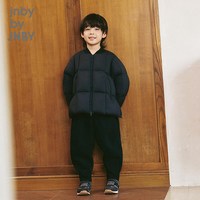 jnby by JNBY 时尚短款休闲羽绒服A型简约宽松冬女童jnbybyjnby