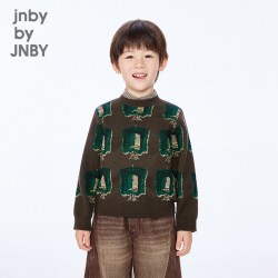 jnby by JNBY 简约时尚长袖套头毛衣冬男女童jnbybyjnby