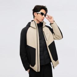 波司登 男女同款中长款鹅绒户外冲锋衣保暖外套羽绒服