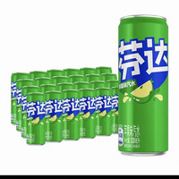 88VIP：可口可乐 芬达330ml×24罐（有糖苹果味）碳酸饮料