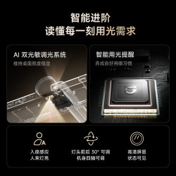 米家 桌面学习灯MAX控光防眩桌面全光谱智能台灯入座感应灯具