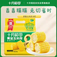 十月稻田 黄糯6cm玉米段 8段 共1.6斤