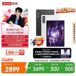 联想 拯救者Y900 天玑9500s 12GB+256GB 碳晶黑 平板电脑