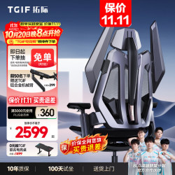 TGIF 电竞椅T0MAX人体工学椅久坐透气游戏办公电脑椅光年灰 T0MAX光年灰