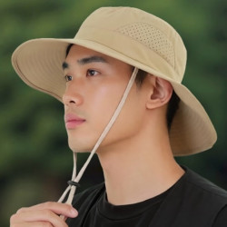 赫卡维 夏季透气防晒渔夫帽