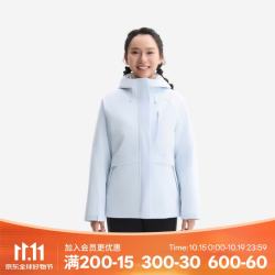 迪卡侬 NH500羽绒三合一冲锋衣内胆两面穿外套蓝色M-5825116
