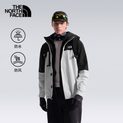 北面 三合一冲锋衣外套男硬壳防水防风抓绒内胆连帽 QQ8 L