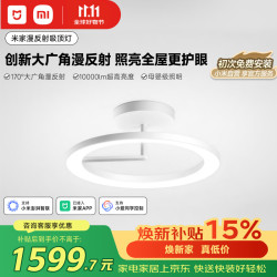 米家 护眼 吸顶灯  3000K-6500K可调 20-30㎡ 白色 48 1
