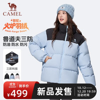 骆驼 中厚蓬松羽绒服秋冬季新同款男女装户外防风防泼水休闲面包服外套