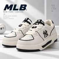MLB 老爹鞋男女同款厚底休闲运动鞋学长鞋 白色 3ASXCBS4N-50WHS