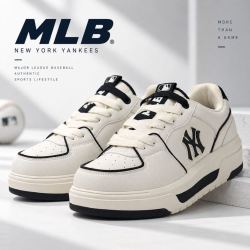 MLB 老爹鞋男女同款厚底休闲运动鞋学长鞋 白色 3ASXCBS4N-50WHS