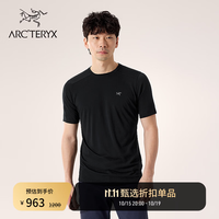 始祖鸟 IONIA MERINO WOOL SS 男子 短袖T恤 BLACK/黑色 S