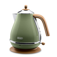 德龙 Delonghi/德龙复古系列KBOV2000电热水壶烧水家用304不锈钢小型1L