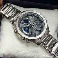 卡西欧 EDIFICE红牛赛车运动钢带手表男太阳能蓝牙ECB-900DB-1A/1B