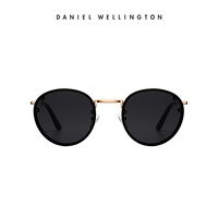 Daniel Wellington dw墨镜女 STEEL系列复古圆形防紫外线UV400防护
