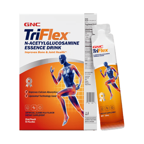 GNC健安喜 TriFlex液体氨糖NAG关节饮 25ml*10包