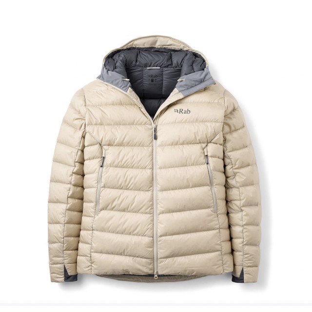 Rab Electron Pro男士800蓬轻量保暖鹅绒连帽羽绒服 QDB-81